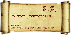Polster Pasztorella névjegykártya